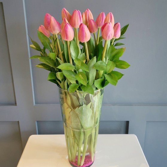 10 tulipanes